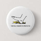 Ik vroeg de tegenovergestelde Gadsden vlag parody Ronde Button 5,7 Cm (Voorkant)