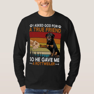 Ik vroeg God om een echte vriend, dus gaf hij me e T-shirt