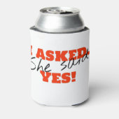 Ik vroeg het. Ze zei JA! Blikjeskoeler (Blikje Achterkant)