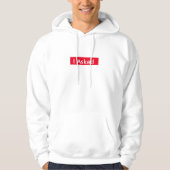Ik vroeg Mannen Hoodie (Voorkant)