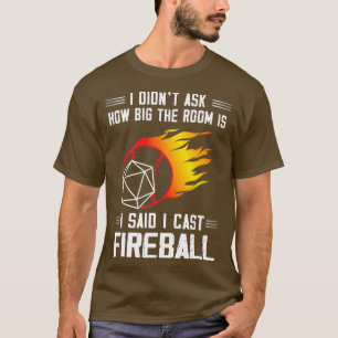 Ik vroeg niet hoe groot de kamer was... ik zei dat t-shirt