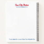 Ik vroeg om een kopje Java Notitieboek (Achterkant)