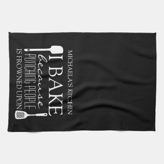 Ik vroeg omdat ik mensen bestraft die op naam geva theedoek (Horizontaal)