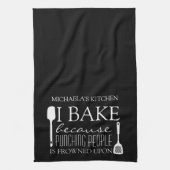 Ik vroeg omdat ik mensen bestraft die op naam geva theedoek (Verticaal)