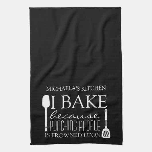 Ik vroeg omdat ik mensen bestraft die op naam geva theedoek (Verticaal)