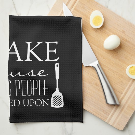 Ik vroeg omdat ik mensen bestraft die op naam geva theedoek (Quarter Fold)