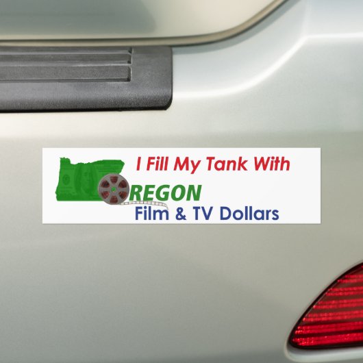 Ik vul mijn Tank Bumpersticker (Op auto)