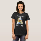 Ik vul rond met katten Kitten T-shirt (Voorkant volledig)