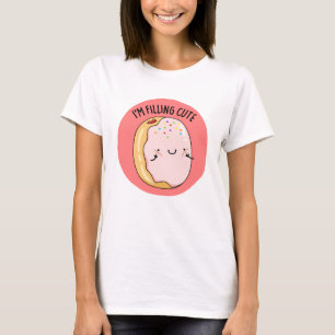 Ik vul Schattigee Jelly Donut Pun T-shirt