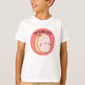 Ik vul Schattigee Jelly Donut Pun T-shirt (Voorkant)