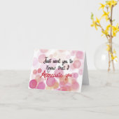 Ik waardeer je - blanco kaart (Gele Bloem)