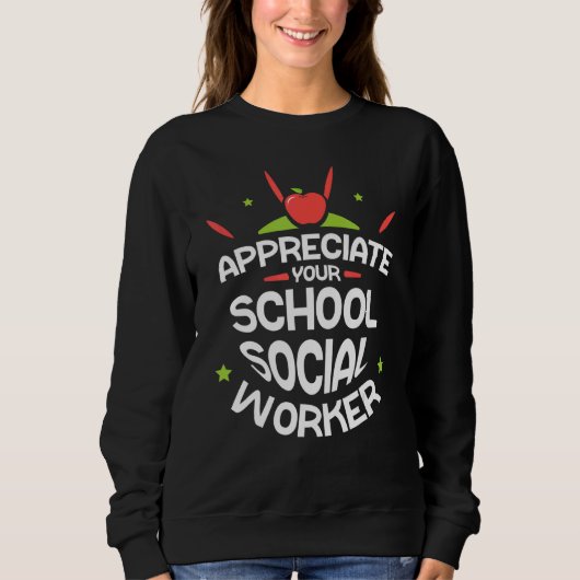 Ik waardeer je schoolcollega's Zeg Trui (Voorkant)