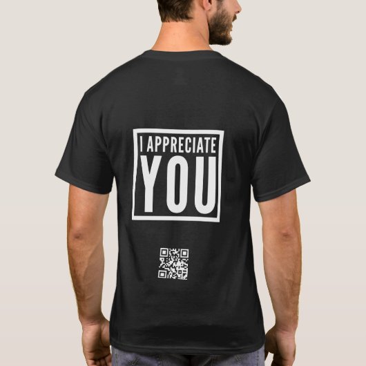 Ik waardeer je t-shirt (Achterkant)