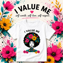 Ik waardeer mezelf Bevestiging T-shirt | Grafisch