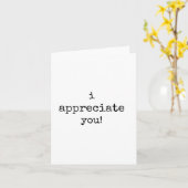 Ik waardeer u, Kaart, collega, werk Bestie Kaart (Gele Bloem)