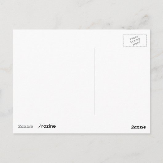 Ik waardeer welvaart en overvloed aan beweringen briefkaart (Achterkant)