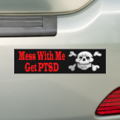 Ik waarschuw de bumpersticker niet. (Op auto)