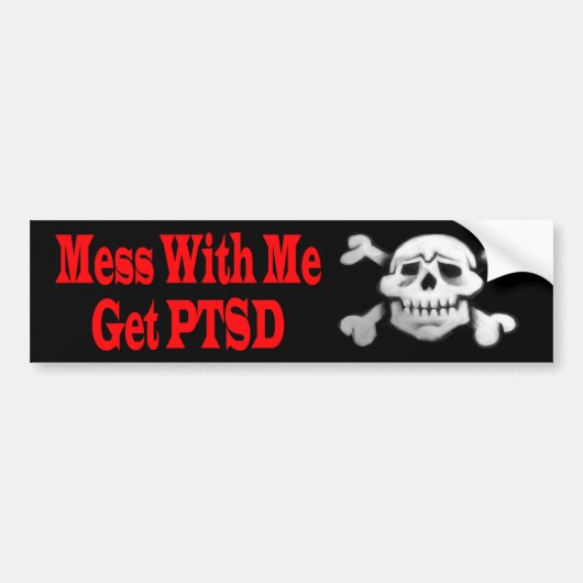Ik waarschuw de bumpersticker niet. (Voorkant)