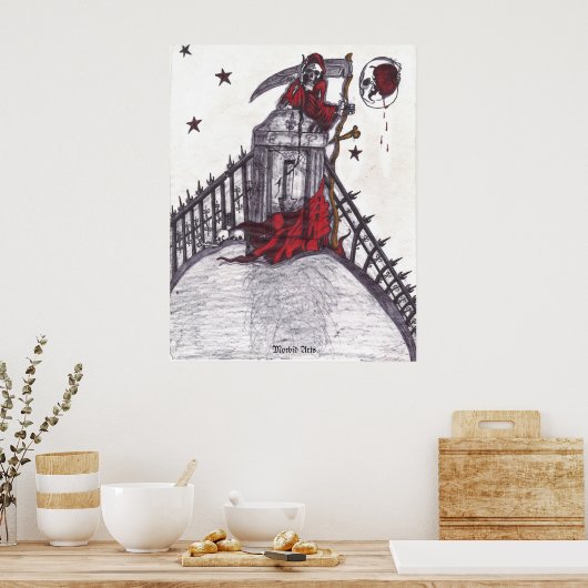 Ik wacht al op druk poster (Keuken)