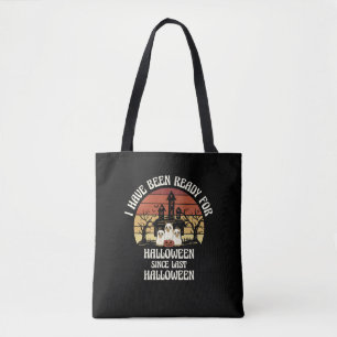 Ik wacht al sinds vorige dag op Halloween Tote Bag