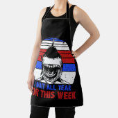 Ik wacht het hele jaar op deze week haai schort (Insitu)