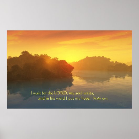 Ik wacht op de Heer Poster (Voorkant)