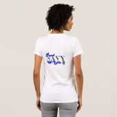 Ik wacht op mijn Sailor om thuis te komen... T-shirt (Achterkant volledig)