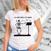 Ik wacht tot het stil is t-shirt