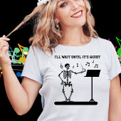 Ik wacht tot het stil is t-shirt