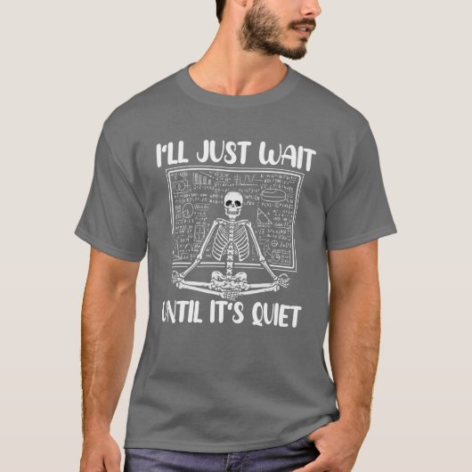 Ik wacht tot het stil is... t-shirt (Voorkant)