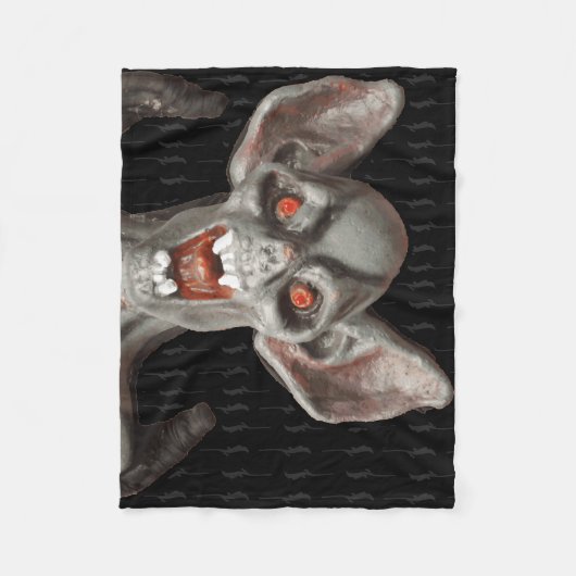 Ik wacht wel. . . fleece deken (Voorkant)