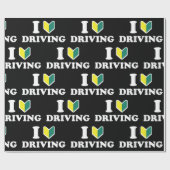 Ik wakaba [Hart/Liefde] die wrappingpapier bestuur Cadeaupapier (Vlak)