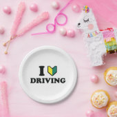 Ik wakaba [Hart/Liefde] Rijden Papieren Bordje (Feest)