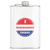 Ik wakeboardbeek vandaag heupfles (Voorkant)