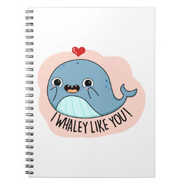Ik Waley Hou Van Jou Grappige Walvis Pun Notitieboek