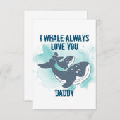 Ik walg altijd van je  bedankkaart (Voorkant / Achterkant)