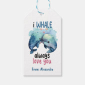 Ik walg altijd van je leuke Valentijn pun Cadeaulabel (Voorkant)