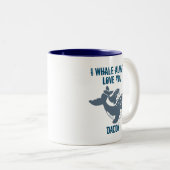 Ik walg altijd van je  tweekleurige koffiemok (Voorkant rechts)