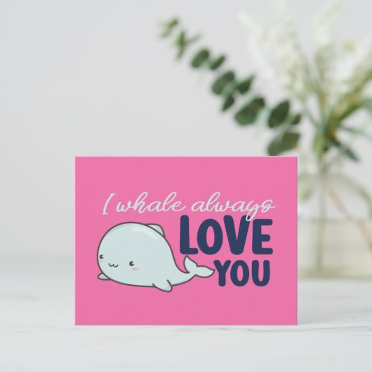 Ik walg altijd van jou als trouwe Valentijnsdag Briefkaart (Staand voorkant)