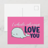 Ik walg altijd van jou als trouwe Valentijnsdag Briefkaart (Voorkant / Achterkant)