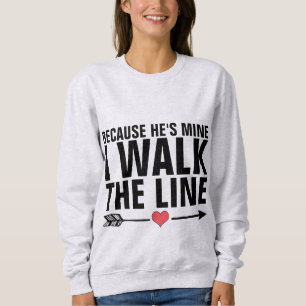 IK WALK DE LIJN, DE vrouw of Vriendin T-shirt
