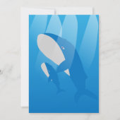 Ik walvis altijd van je mama Flat Feestdagenkaart (Voorkant)