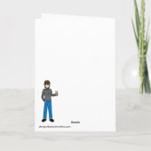 Ik walvis hou altijd van je, pap kaart (Achterkant)