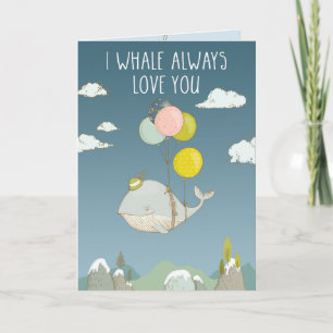 Ik Walvis Zal Altijd Van Je Houden Kaart