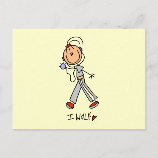 Ik Wandel Briefkaart (Voorkant)