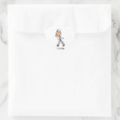 Ik Wandel Hart Sticker (Tas)