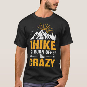 Ik wandel om de Grappige Wandelende Mannen Vrouwen T-shirt