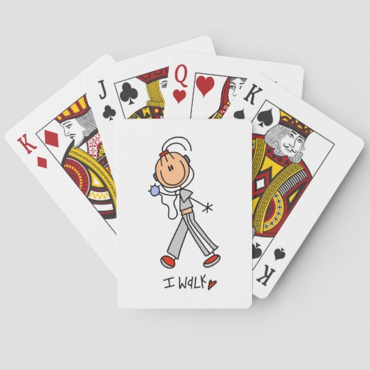 Ik Wandel Pokerkaarten (Achterkant)