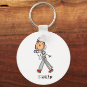 Ik Wandel Sleutelhanger (Voorkant)