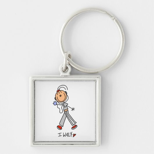 Ik Wandel Sleutelhanger (Voorkant)